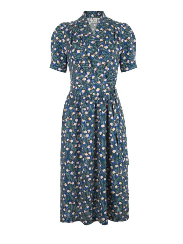 Sukienka Madame Edith Retro Kwiaty