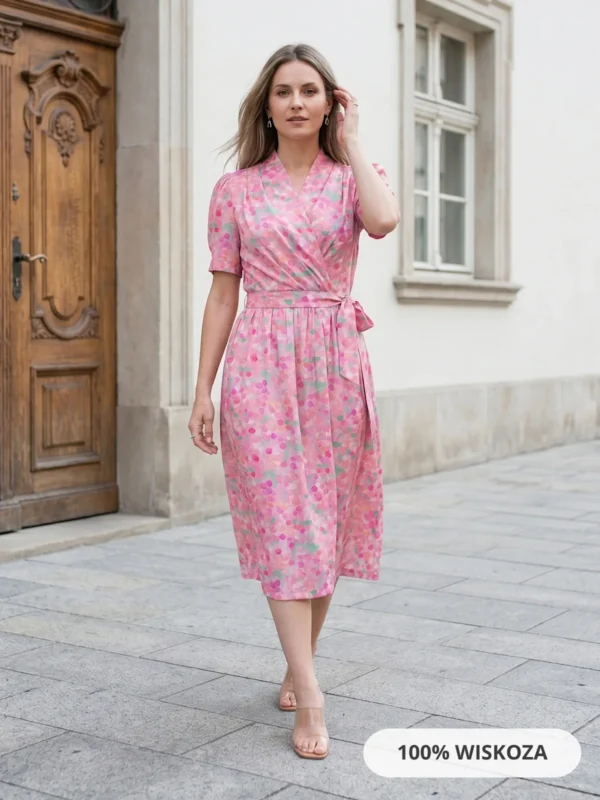 Sukienka Madame Edith Letnia Paleta