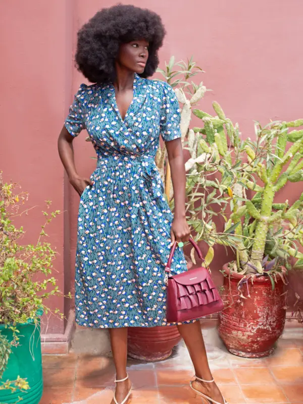 Sukienka Madame Edith Retro Kwiaty