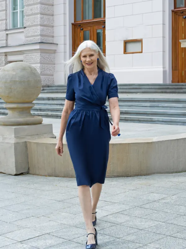 Sukienka Madame Edith Wieczorne Niebo