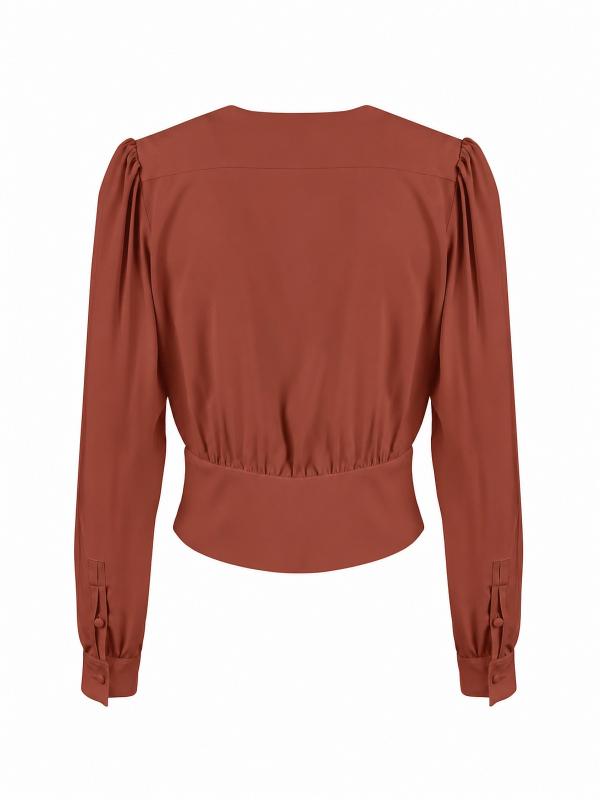Bluzka Yvette - terracotta